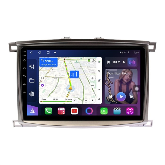 Магнитола Farcar TM457/1166M (S500 PLUS) для Toyota Land Cruiser 100 2002-2007 на Android 12.0 - фото 439080