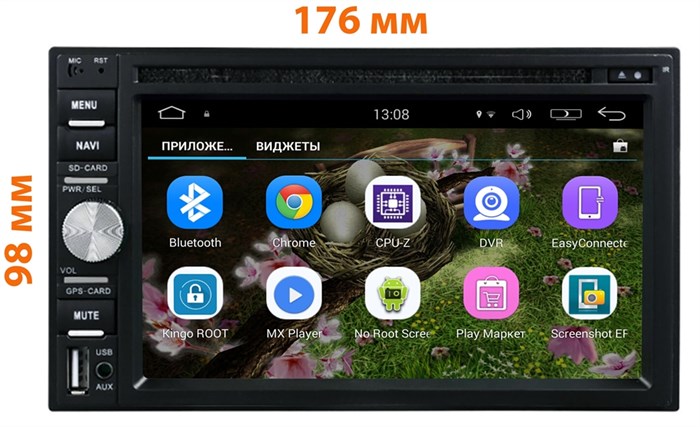 Штатная магнитола LeTrun 1958 Nissan Juke, Qashqai, Tiida, X-Trail, NP300, Pathfinder, Micra, Note на Android 5.1.1 - фото 43921