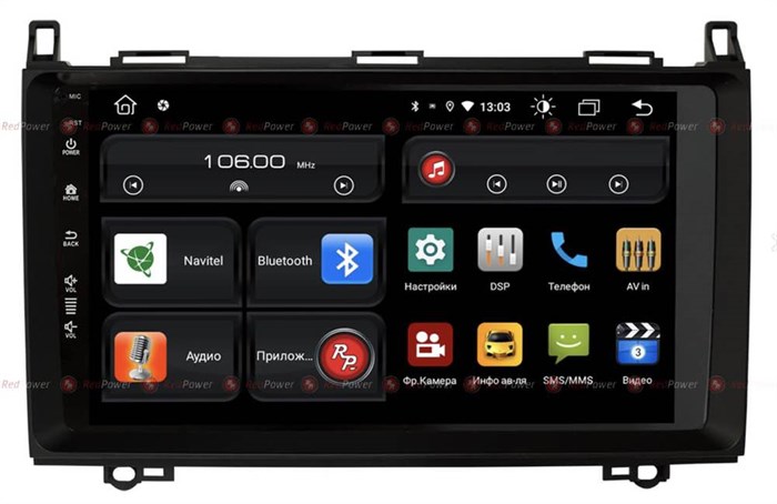Redpower 61068M для Volkswagen Crafter на Android 10.0 (матовая рамка) - фото 442293