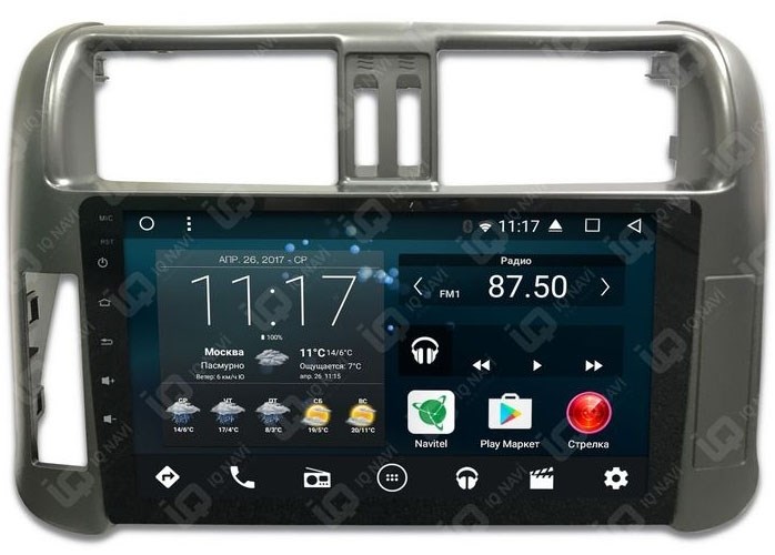 IQ NAVI T54-2911C Toyota Land Cruiser Prado 150 2009-2013 на Android 6.0.1 Quad-Core (4 ядра) 9 дюймов; - фото 45320