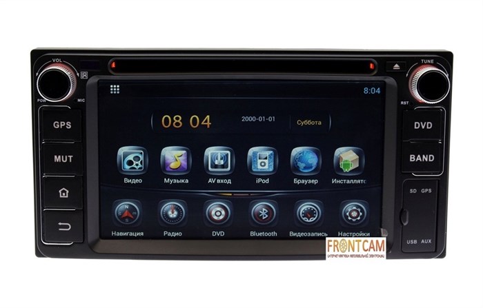 Штатная магнитола Ksize DVA-KL6229 для Toyota, Daihatsu Android 4.2.2 (универсальная, 200х100 мм) - фото 46727