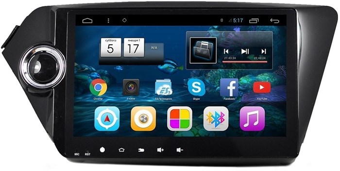 Штатная магнитола Ksize DVA-PH3989 для Kia Rio, K2 2011 - 2015 на Android 6.0.1 - фото 48200