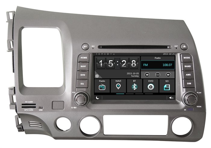 Штатная магнитола Ksize W2-E8313H для Honda Civic 4D 2006-2011 - фото 48552