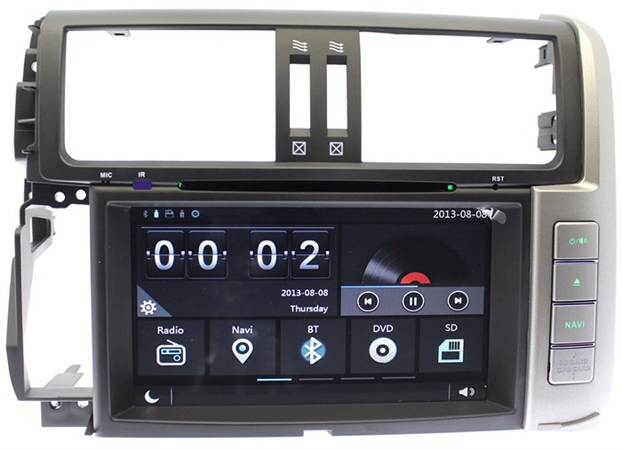 Штатная магнитола Ksize W2-E8119T для Toyota Land Cruiser Prado 150 2010-2013 - фото 48917