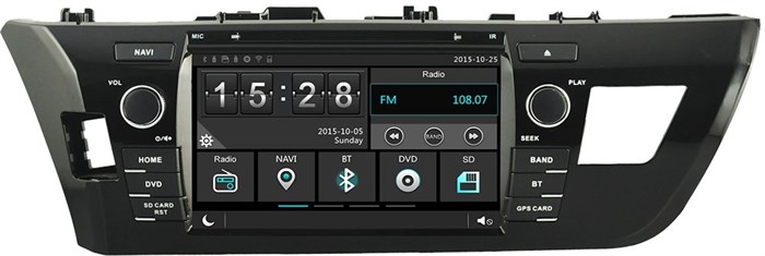 Штатная магнитола Ksize W2-E8150T для Toyota Corolla 2013-2016 - фото 48935