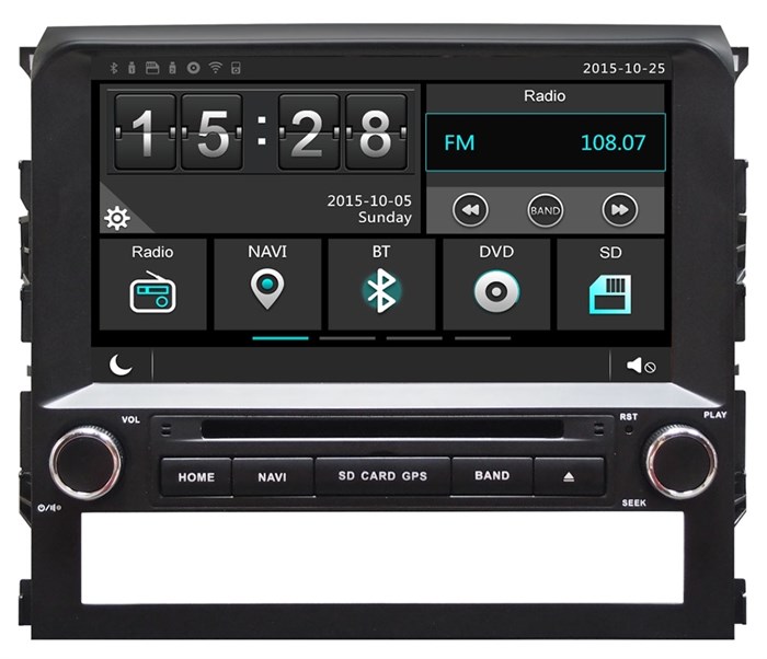 Штатная магнитола Ksize W2-E8148T для Toyota LC 200 2015-2021 (для авто без монитора) - фото 49263