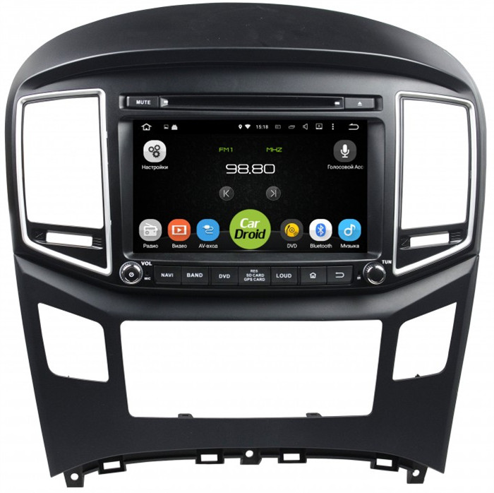 Штатная магнитола Roximo CarDroid RD-2017D для Hyundai H1 2016-2017 (Android 9.0) DSP - фото 50409