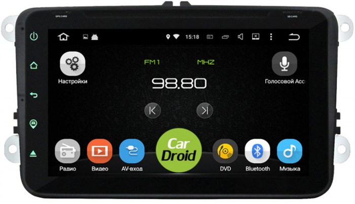 Штатная магнитола Roximo CarDroid RD-3711 для Volkswagen (Android 9.0) сенсорная - фото 50607