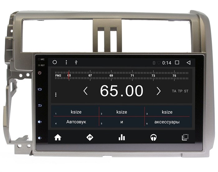 Штатная магнитола Wide Media WM-CF3010NB для Toyota Land Cruiser Prado 150 2009-2013 Android 7 - фото 58941