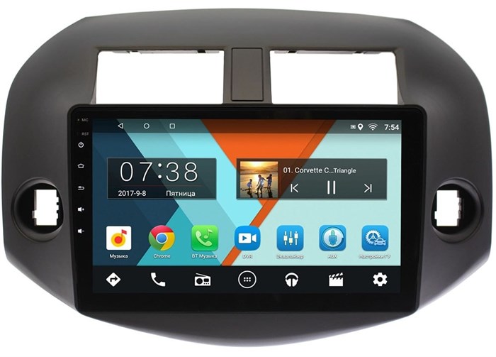 Штатная магнитола Wide Media MT1001MF для Toyota RAV4 (XA30) 2006-2013 на Android 6.0.1 - фото 59222