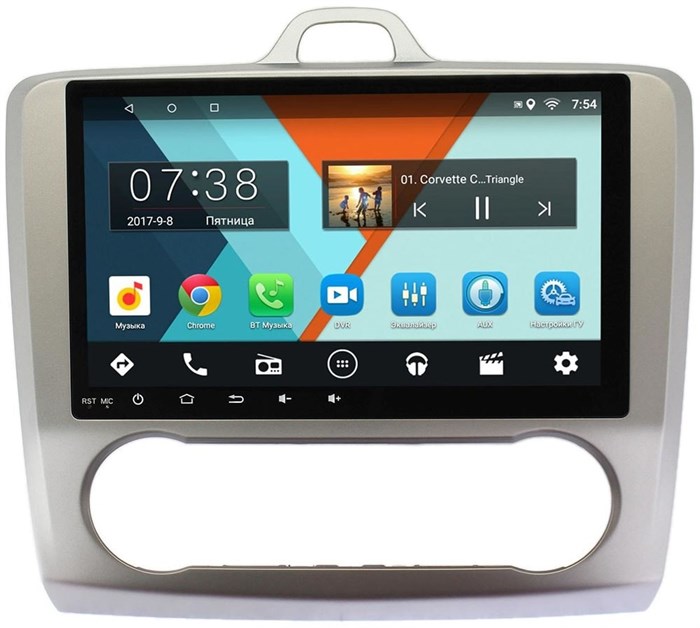 Штатная магнитола Wide Media MT1015MF для Ford Focus II 2005-2008 на Android 6.0.1 - фото 59306