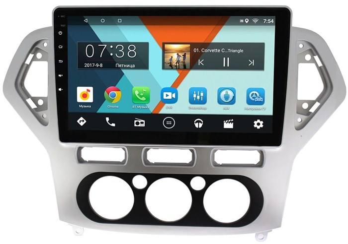 Штатная магнитола Wide Media MT1017MF для Ford Mondeo IV 2007-2010 с кондиционером на Android 6.0.1 - фото 59315