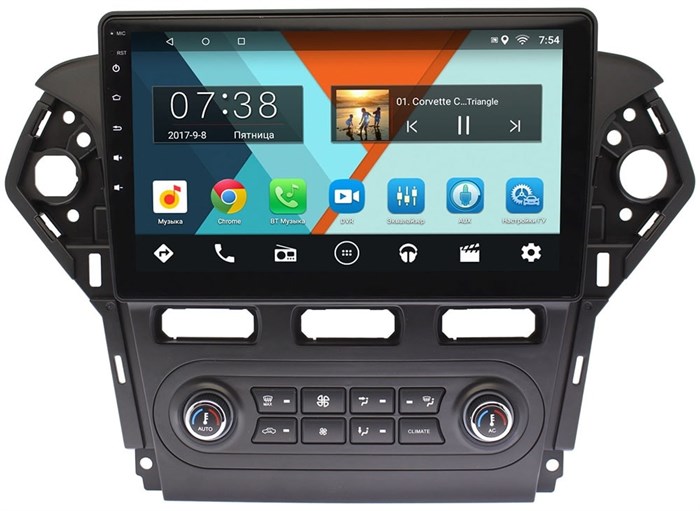 Штатная магнитола Wide Media MT1018MF для Ford Mondeo IV 2010-2015 с климатом на Android 6.0.1 - фото 59318