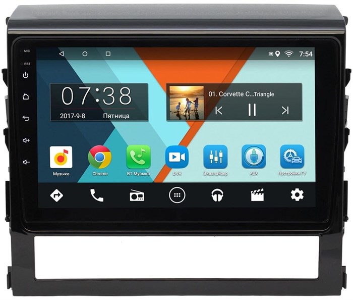 Штатная магнитола Wide Media MT9047MF для Toyota Land Cruiser 200 2015-2021 на Android 6.0.1 - фото 59400