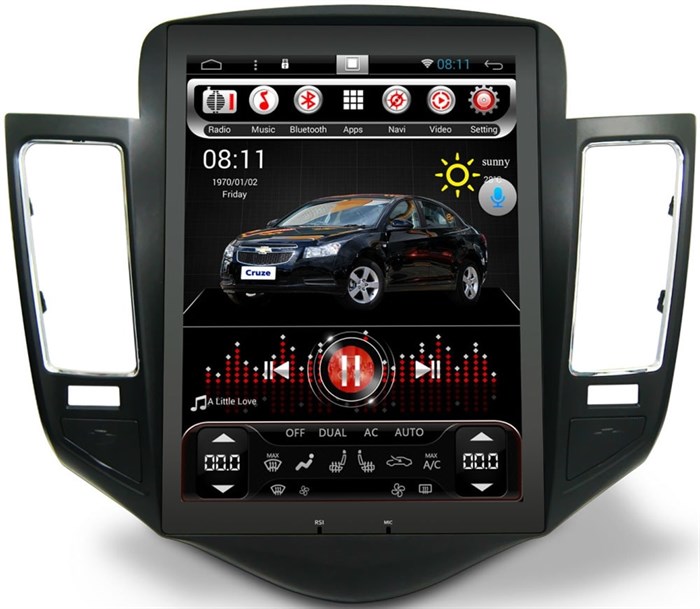 CarMedia SP-10401-T8 Chevrolet Cruze I 2009-2012 на Android 7.1 - фото 67374