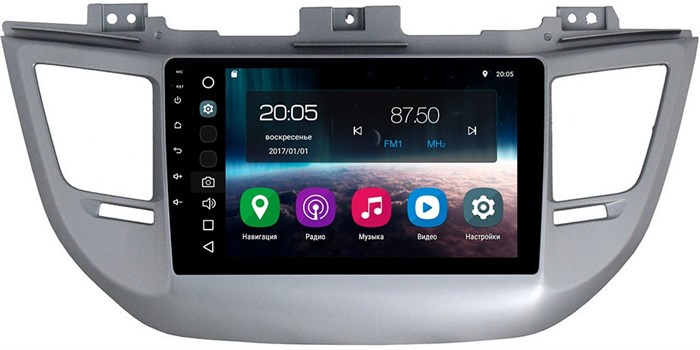 Магнитола FarCar S200 для Hyundai Tucson III 2015-2017 на Android 8.0 (V546R) - фото 67802
