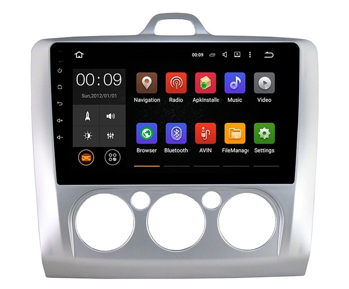 Штатная магнитола Roximo 4G RX-1702M для Ford Focus II 2005-2011 на Android 12.0 (Для комплектации с кондиционером) - фото 68191