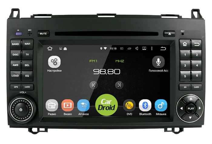 Штатная магнитола Roximo CarDroid RD-2503 Volkswagen Crafter 2006-2016 на Android 8.0 - фото 74586