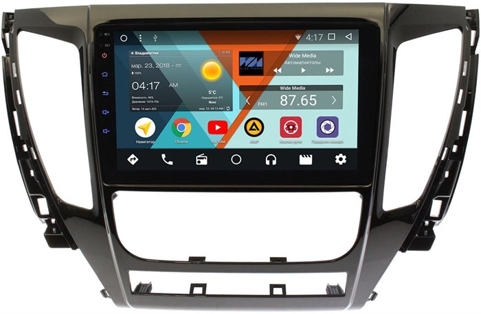 Штатная магнитола Wide Media WM-CF3112NB для Mitsubishi Pajero Sport III 2015-2017 Android 7.1.2 - фото 76036