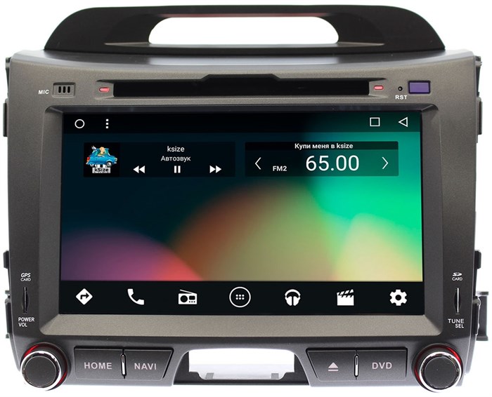 Штатная магнитола Wide Media WM-VS8A201MA для Kia Sportage III 2010-2016 Android 6.0.1 - фото 76260