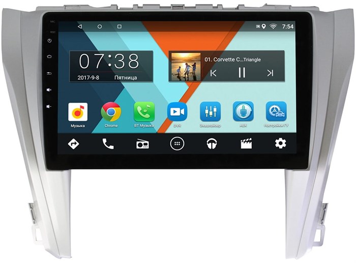 Штатная магнитола Wide Media MT1045MF для Toyota Camry V55 2014-2017 Android 6.0.1 без JBL - фото 76644