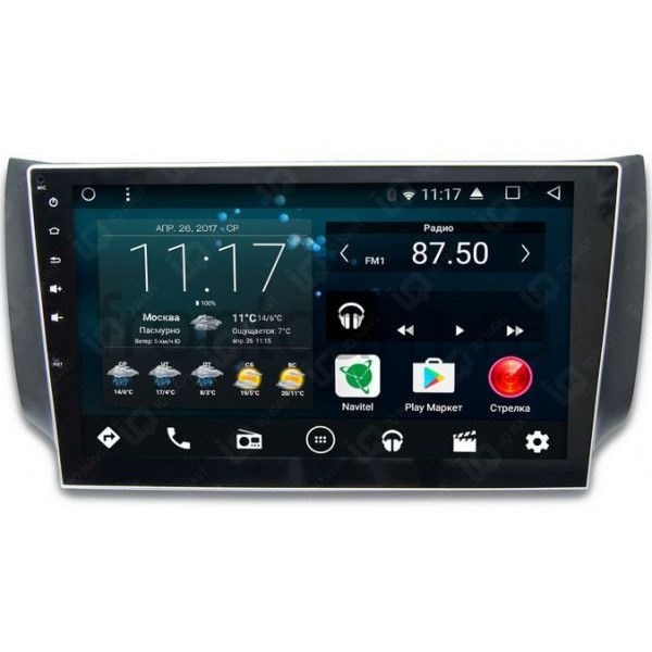 IQ NAVI T58-2104 Nissan Sentra VII (B17), Tiida II 2015-2018 на Android 8.1.0 Octa-Core (8 ядер) - фото 79281