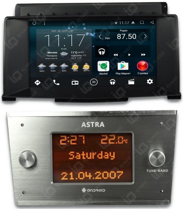 Штатная магнитола IQ NAVI T54-2201CS Opel Astra H 2004-2015 на Android 6.0.1 Quad-Core (4 ядра) - фото 79368