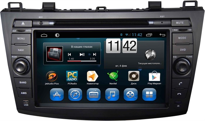CarMedia KR-8018-T8 Mazda 3 (BL) 2009-2013 на Android 9.0 - фото 82715