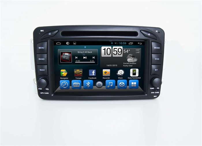 CarMedia KR-7108-T8 Mercedes C-klasse (W203) 2000-2004, CLK-klasse (W209) 2002-2005, Vito ll (W639) 2003-2005, Viano ll (W639) 2003-2006, G-klasse (W463) 2000-2006 на Android 9.0 - фото 82790