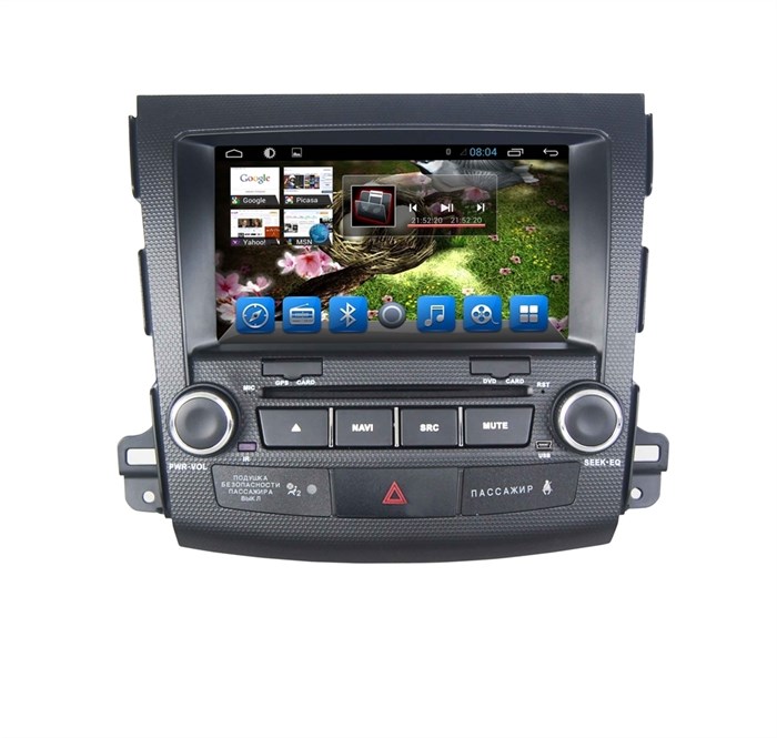CarMedia KR-8007-T8 Mitsubishi Outlander II (XL) 2006-2012 на Android 9.0 - фото 82834