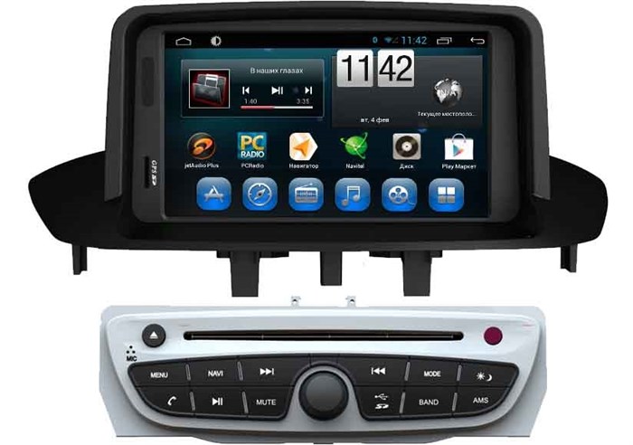 CarMedia KR-7084-T8 Renault Megane III, Fluence I 2009-2016 на Android 9.0 - фото 82911