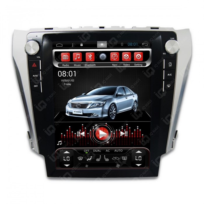 IQ NAVI T58-2918-TS Toyota Camry (XV50) (2011-2014) / Camry V55 (2014-2018) 12,1" Tesla Style - фото 86251
