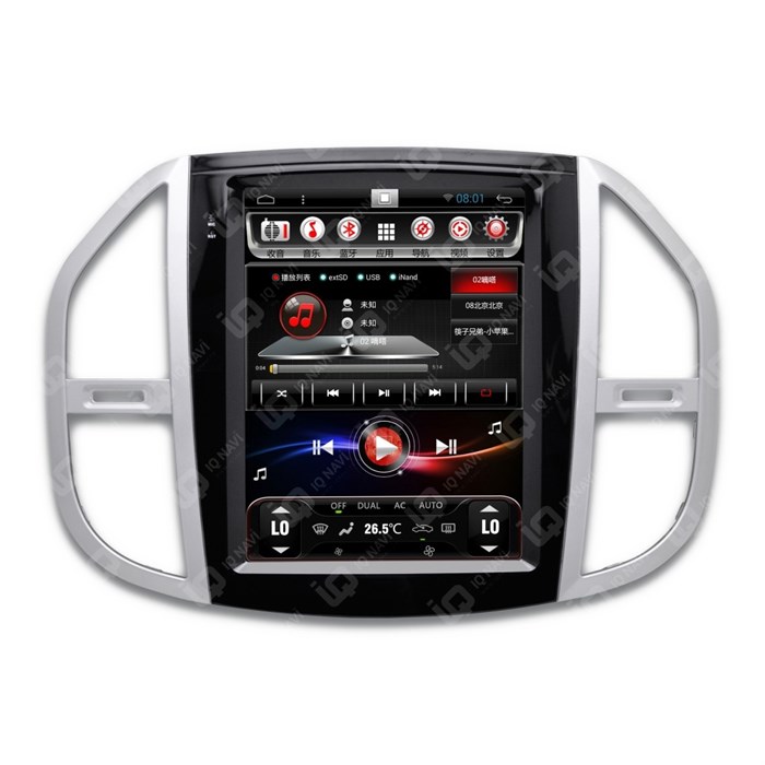Автомагнитола IQ NAVI T54-1026-TS Mercedes Vito (W639 / W447) (2003+) 12,1" Tesla Style - фото 86296