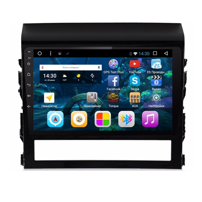 Штатная магнитола Vomi VM2727 для Toyota Land Cruiser 200 2015-2018 на Android 7.1 - фото 86577