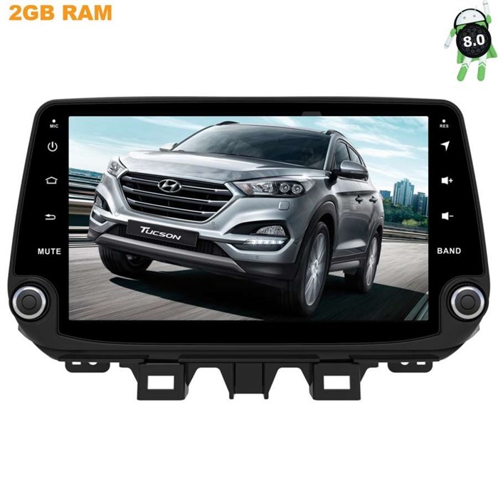 Штатная магнитола Hyundai Tucson III 2018-2021 LeTrun 2470 на Android 8.1.1 - фото 87343