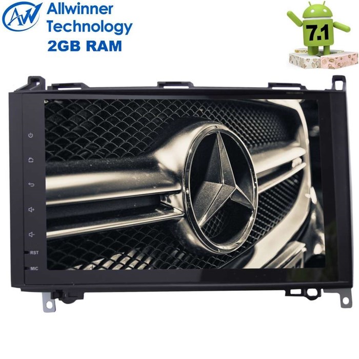 Штатная магнитола LetRun 2160 Mercedes A-klasse (W169) 2004-2012, B-klasse (W245) 2005-2011, Vito ll (W639) 2006-2014, Vito III (W447) 2014-2024, Viano ll (W639) 2006-2014, Sprinter на Android 7.1.1 Allwinner T3 - фото 88158