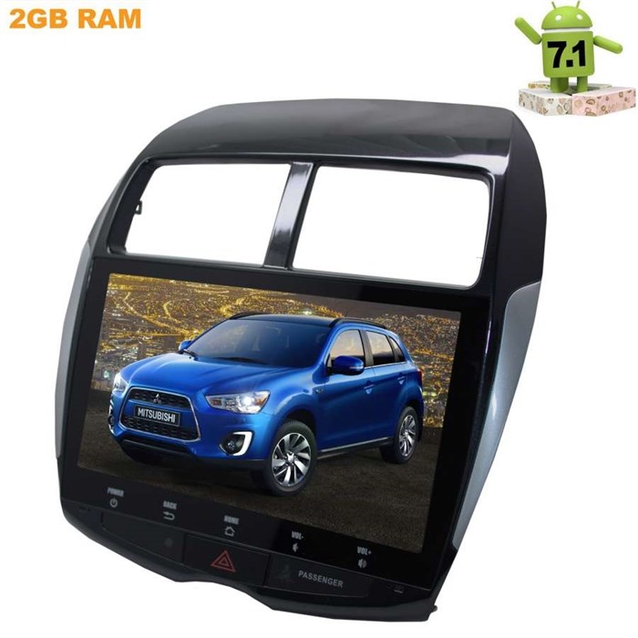 АВТОМАГНИТОЛА MITSUBISHI ASX,CITROEN C4 AIRCROSS LETRUN 2279 ANDROID 7.1.1 T3 10 ДЮЙМОВ - фото 88585