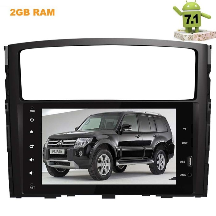 ШТАТНАЯ МАГНИТОЛА MITSUBISHI PAJERO 4 LETRUN 2038 ANDROID 7.1.1 ЭКРАН 8 ДЮЙМОВ - фото 88608
