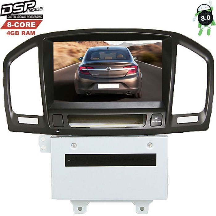 Штатная магнитола Opel Insignia I 2008-2013 LeTrun 2537 DSP на Android 8.0 - фото 88775