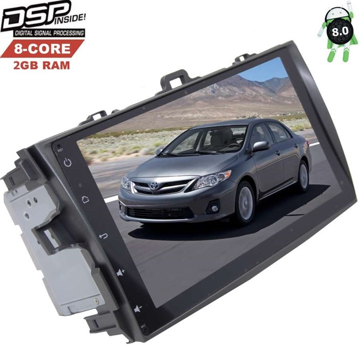 Штатная магнитола Toyota Corolla X 2006-2013 LeTrun 2449 DSP на Android 8.1.1 - фото 89169