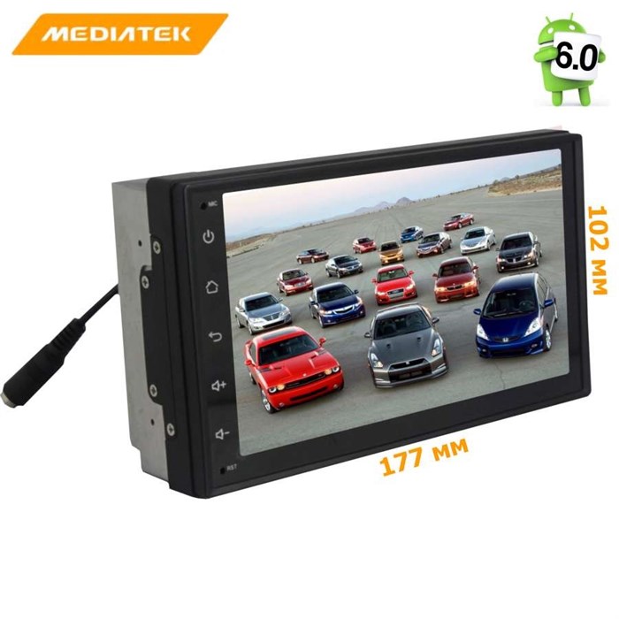 Штатная магнитола Nissan Juke, Qashqai, Tiida, X-Trail, Almera LeTrun 2159 Android 6.0.1 - фото 89667