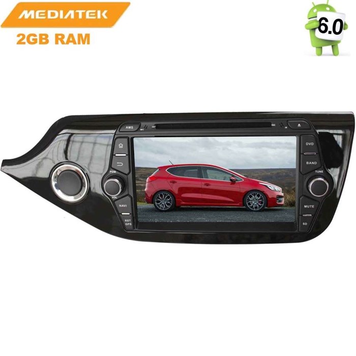 Штатная магнитола LeTrun 2041 Kia Ceed II 2012-2017 Android 6.0.1 8 дюймов (4G LTE 2GB) - фото 89719