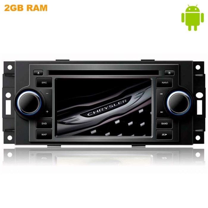 Автомагнитола Dodge Caliber, Charger, Dakota 2006-2009 LeTrun 2176 на Android 4.4.4 - фото 89893