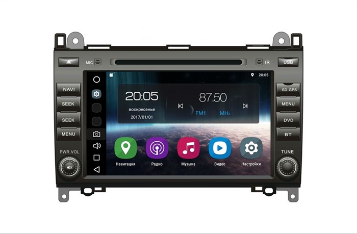 Магнитола FarCar S200 для Volkswagen Crafter 2006-2016 на Android 8.0 (V068) - фото 89938