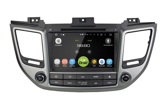 Штатная магнитола Roximo CarDroid RD-2012D Hyundai Tucson III 2015-2018 (Android 9.0) DSP - фото 91642