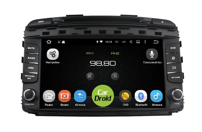 Штатная магнитола Roximo CarDroid RD-2307D для KIA Sorento Prime 2015-2020  (Android 9.0) DSP - фото 91707