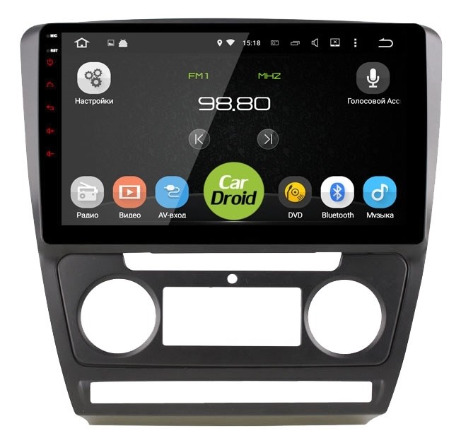 Штатная магнитола Roximo CarDroid RD-3202FS для Skoda Octavia II (A5) 2004-2013 (Android 10.0) DSP серебро - фото 92060