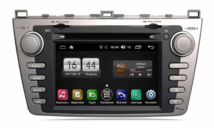 Магнитола FarCar Winca s170 для Mazda 6 (GH) 2007-2012 на Android 6.0.1 (L012) серебро - фото 92067