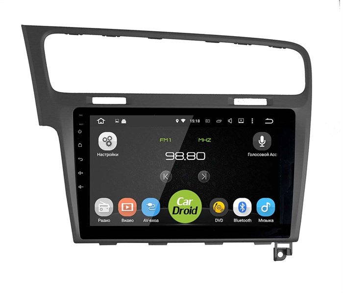 Штатная магнитола Roximo CarDroid RD-3715FG для Volkswagen Golf 7 2013-2019 (Android 10.0) Серый - фото 92196