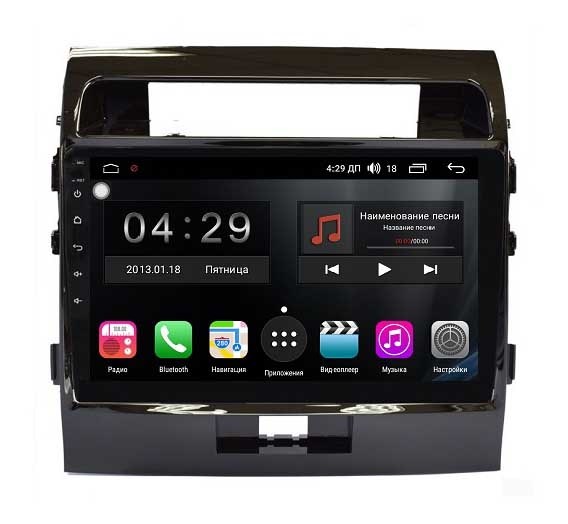 Магнитола Farcar RL381R (S300) для Toyota Land Cruiser 200 2007-2015 на Android 9.0 - фото 92357